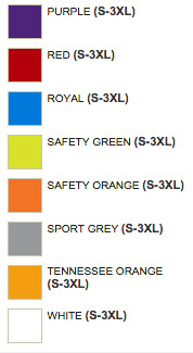 gildan g12000 color swatch